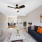Living Room with couch, coffee table and chairs